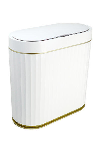 OEM HOME USE κάδος απορριμμάτων HUH-0227 με φωτοκύτταρο, 9lt, λευκός