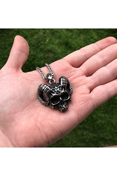 Viking Gotik Motorcu Tarz Model İskandinav Tasarım 316L Paslanmaz&Kararmaz Sa...