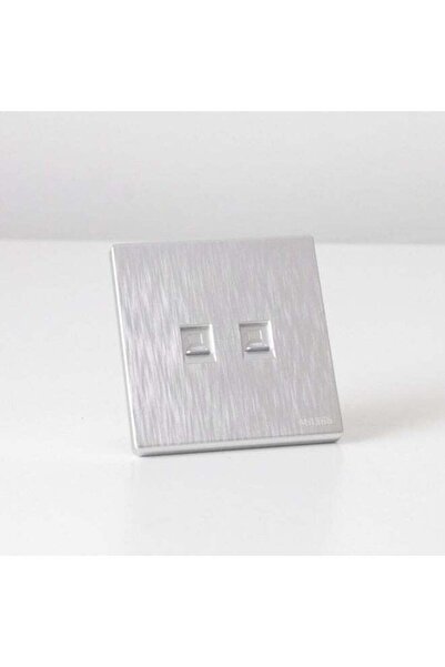 Milano Dual Data Outlet Network Socket Insert Keystone Jack Faceplate For Hom...