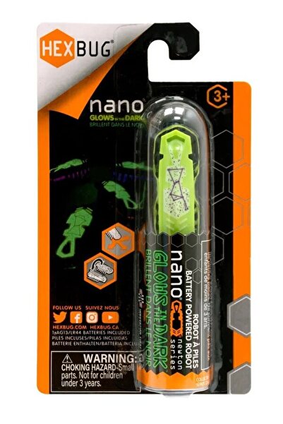 Noname Робот насекомообразен HEXBUG Nano Светещ в тъмното # 44; Зелен