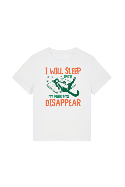 INNOVI Tricou femei My Problems - Tricou Oversized Bumbac Organic, Print DTF