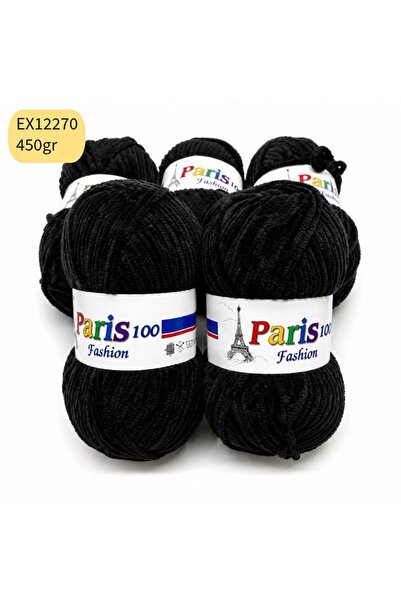 Oxford İplik İhrac Fazlası 5'li Paket 450gr Kadife Siyah EX12270