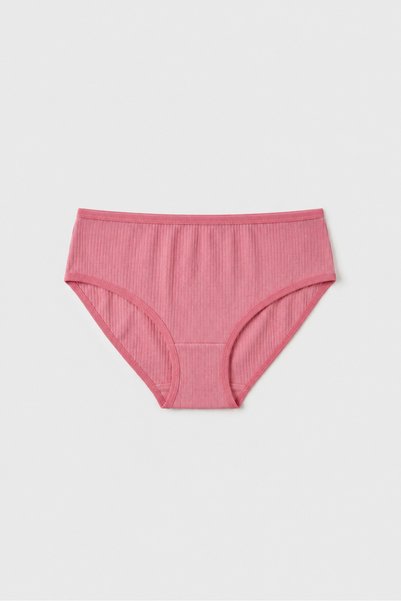 BLACK SWALLOW Women's Cotton Ribbed Bikini Panties