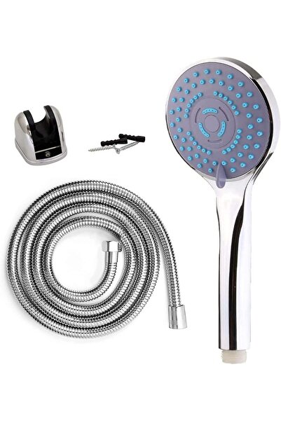 Yıldızan Msa Shop Single Hand Shower Head - 150 cm Braided Shower Spiral Hose...