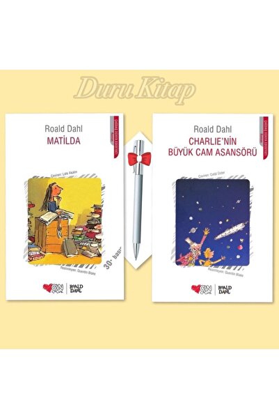 Aba Kitap Charlie'nin Büyük Cam Asansörü - Matilda, Roald Dahl (2 Kitap), Cap...