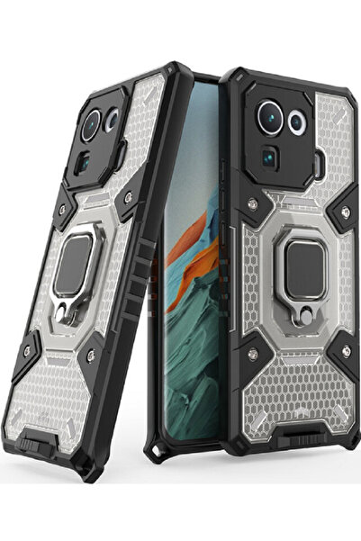 Vivid Honeycomb Armor - Ανθεκτική Θήκη Xiaomi Mi 11 Pro με Μεταλλικό Ring Hol...