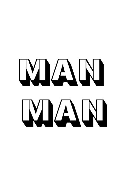 Amo-Stickers Set Stickere MAN 3d 50cm Verde