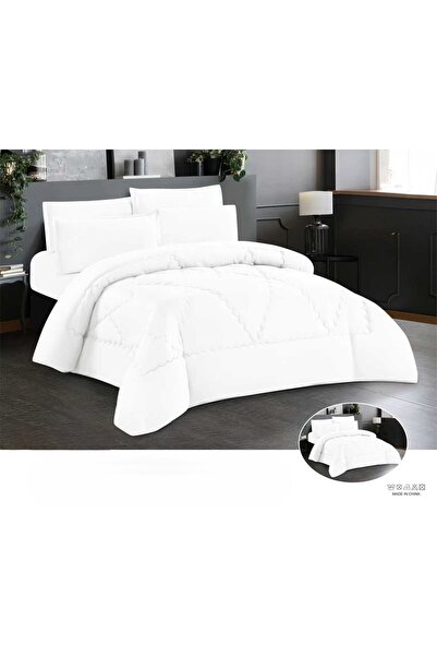 ALMIAAD Nefren Plain Double-Sided Microfiber Bedspread 240X260