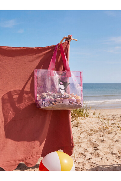 LC Waikiki Trendlucky Kuromi Printed Girls' Beach Bag with a Difference