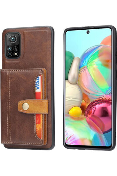 OEM Πίσω Κάλυμμα από Συνθετικό Δέρμα Καφέ (Xiaomi Redmi Note 11S, Xiaomi Redm...