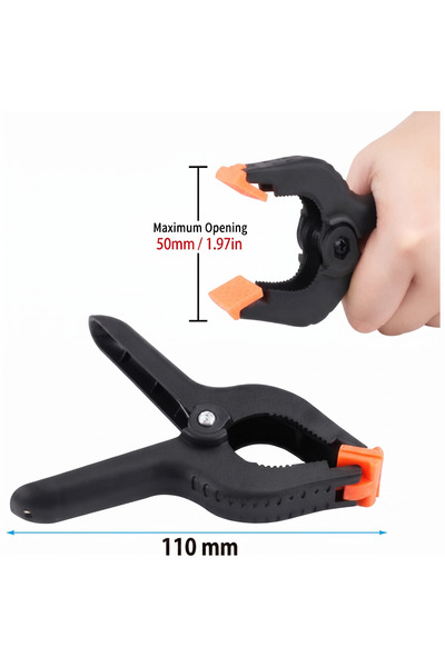 XZZ 5 Adet Yaylı İşkence Klips Seti 50mm