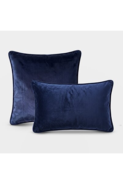 Lidoma Home Set de huse pentru perne decorative cu textură de catifea lucioas...