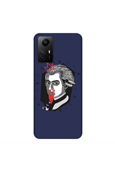 Other Xiaomi Redmi Note 12s Bearded Dark blue Colored Silicone TPU Θήκη