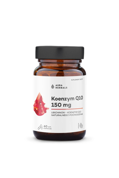 Aura Herbals Coenzima Q10 – Coenzima Q10 din Glucoză de Porumb Capsule Vegane...