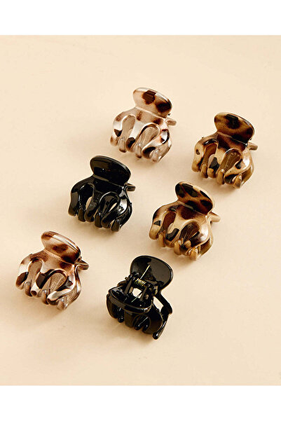 REDTAG Women Assorted 6 Pieces Hair Clip Set