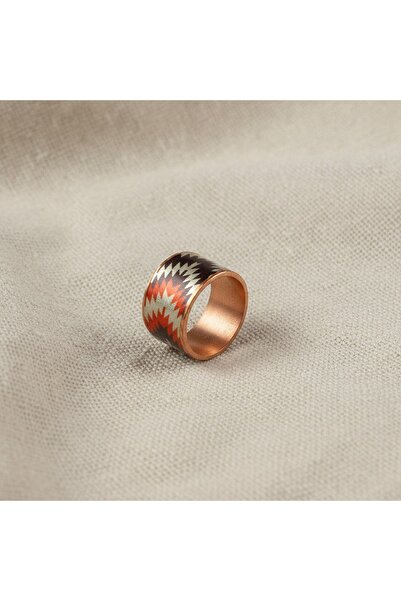 Erol Bakır New Series 1942 Bijouterie Ring 100% Hand Made Copper