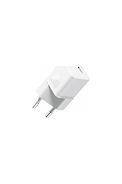 Baseus Incarcator retea GaN5 Mini, 20W, USB-C, Fast Charger, Alb