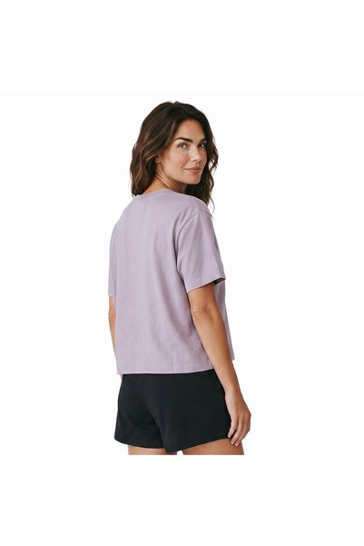 Sportive Lysa Kadın Lila Günlük Stil T-Shirt 26YK0027-LIL