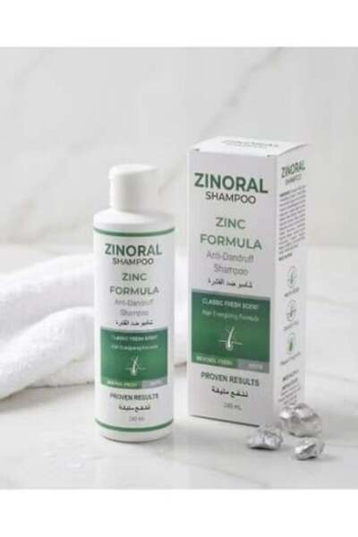 ZİNC Zinoral Anti-Dandruff Shampoo Menthol Refresh 240 ml