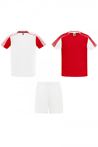 ROLY Set echipament sportiv copii Juve, alb/rosu