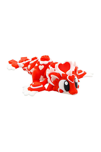 Eva Prints Mini Dragon Romantic, figurina articulata printata 3D in Romania, ...