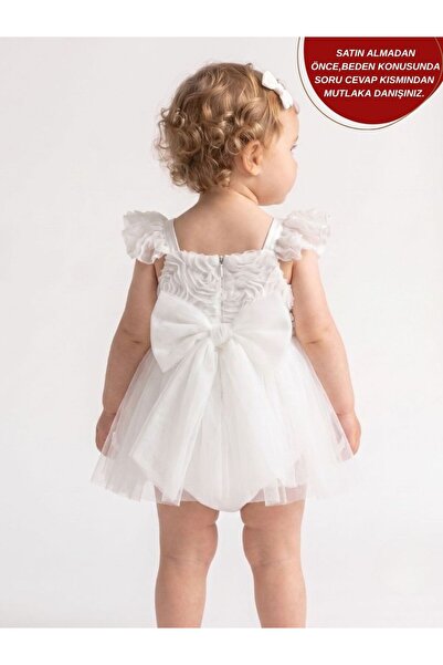 aysskids Bella Rose Detailed Holiday Special Day Baby Girl Romper