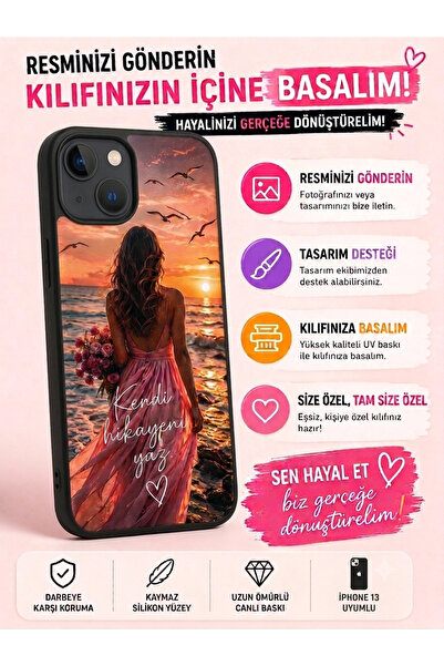 Genel Markalar İphone 13 Kişiye Özel Fotoğraflı Telefon Kılıfı | UV Baskılı S...