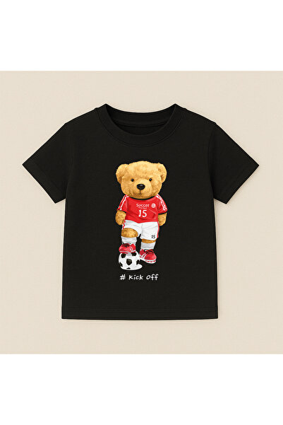 SVART WEAR Dečija i tinejdžerska majica sa kratkim rukavima od pamuka, sa pri...