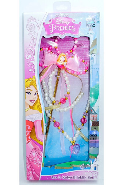 Generic Brand Disney Aurora Wand - Necklace - Bracelet Set