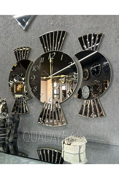 QUAL 3’lü Galaksi Model Aynalı Saat Set