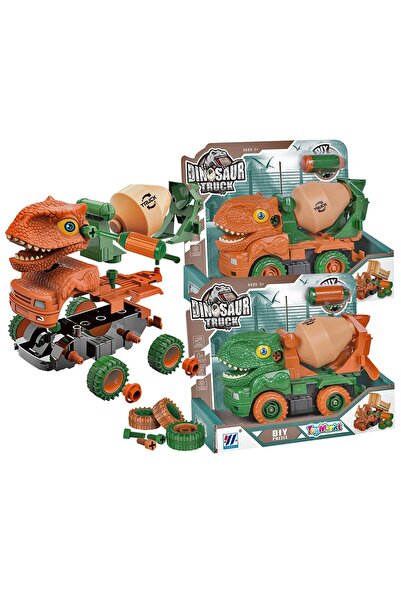 ToyMarkt Συναρμολογούμενο Φορτηγό Μπετονιέρα Δεινόσαυρος 20x16x10εκ. 913308