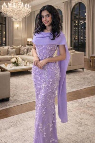 BASMA FASHION فستان سهرة راقي