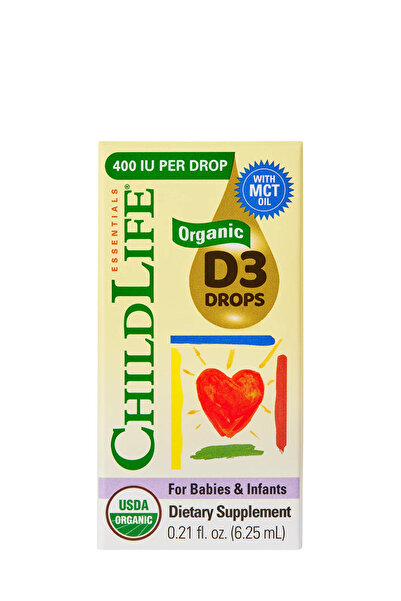 CHILDLIFE ESSENTIALS Vitamina D3 400UI Organic 6.25ml
