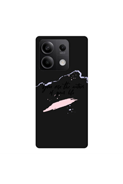 Other Xiaomi Redmi Note 13Pro 5G You are the authors Black Colored Silicone T...