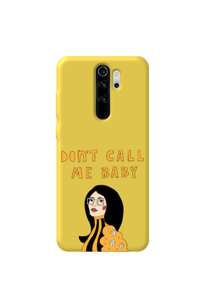 Other Xiaomi Redmi Note 8 Pro Call me baby Yellow Colored Silicone TPU Θήκη