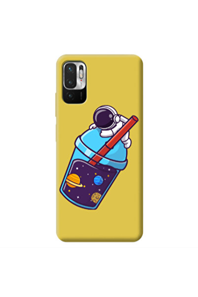 Other Xiaomi Redmi Note 10 Pro 5G Longing in space Yellow Colored Silicone TP...