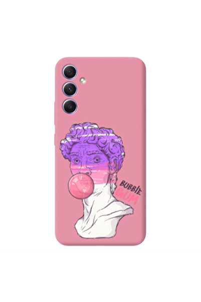 Other Samsung A15 5G Pin Bubble Pink Colored Silicone TPU Θήκη