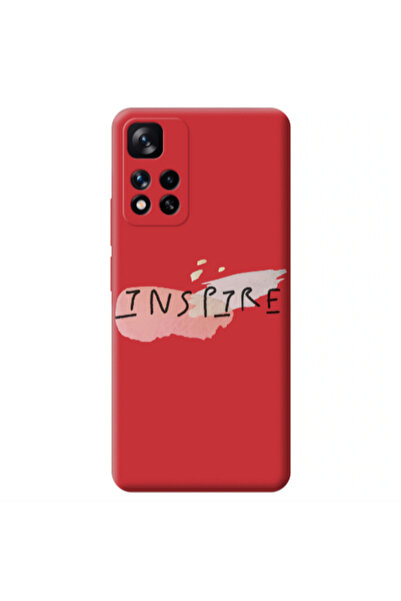 Other Xiaomi Redmi Note 11 Pro 5G Inspire Red Colored Silicone TPU Θήκη
