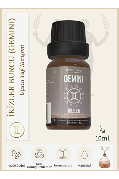 minia bahçe Gemini - Gemini, Essential Oil Blend, 10ml