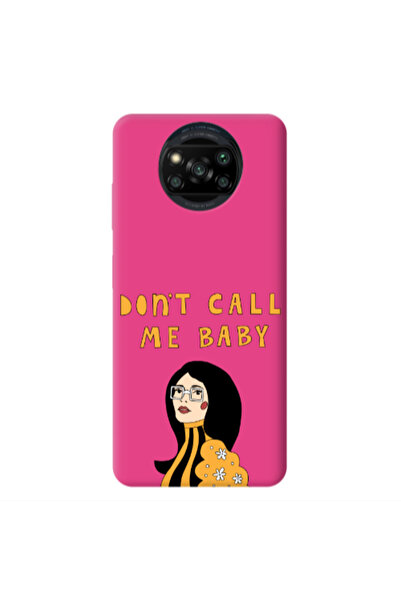 Other Xiaomi Poco X3 /X3 Pro Call me baby Fuchsia Colored Silicone TPU Θήκη