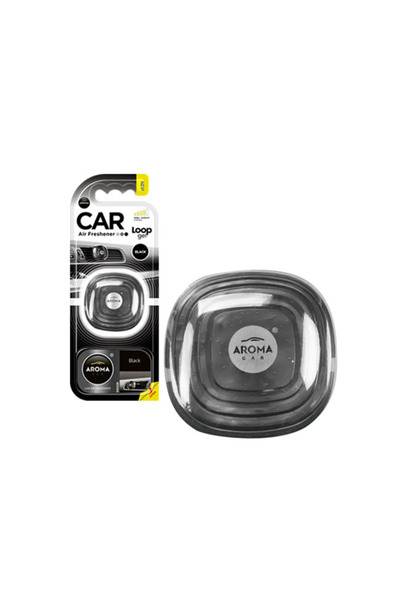 OEM Αρωματικό Αυτοκινήτου Κρεμαστό Aroma Loop Gel Black 1 Τεμάχιο