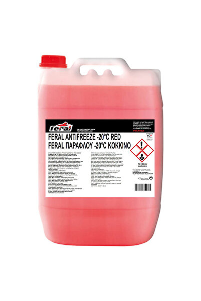 OEM Αντιψυκτικό (Παραφλού) -20°C/+108°C Κόκκινο Feral 20lt 1 Τεμάχιο