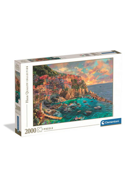 CLEMENTONI Puzzle 2000 piese puzzle - Manarola pictată (32087)