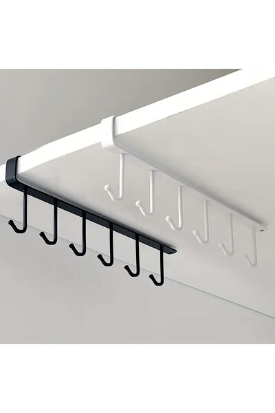 Choice1 2pcs Black-White 1pc/2pcs, Iron Keychain Display Rack, Multifunctiona...