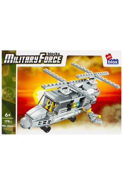 MC Micostore Set de constructie Alleblox Military Force - elicopter cu 2 elic...