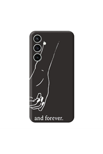 Other Samsung S24 Plus And forewer Black Colored Silicone TPU Θήκη