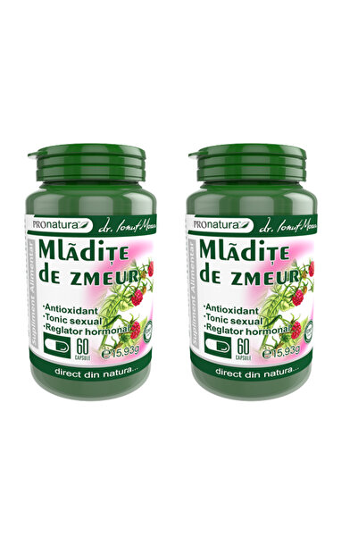 MEDICA Pachet Mladite de Zmeur 60cps+60cps