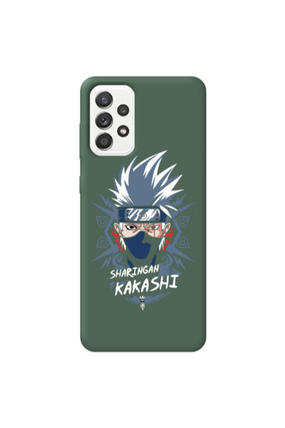 Other Samsung A52 Anime Mangoo Dark Green Colored Silicone TPU Θήκη
