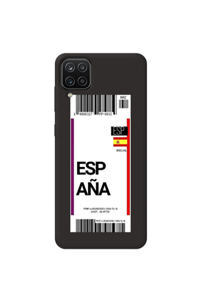 Other Samsung A12 Espana Arrival Black Colored Silicone TPU Θήκη