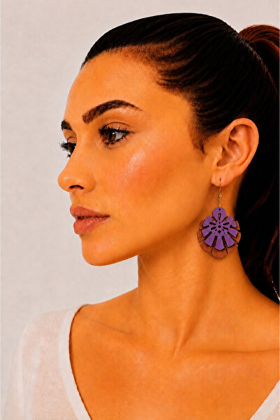 ROKH Women's Design Natural Handmade Wooden Authentic Earrings